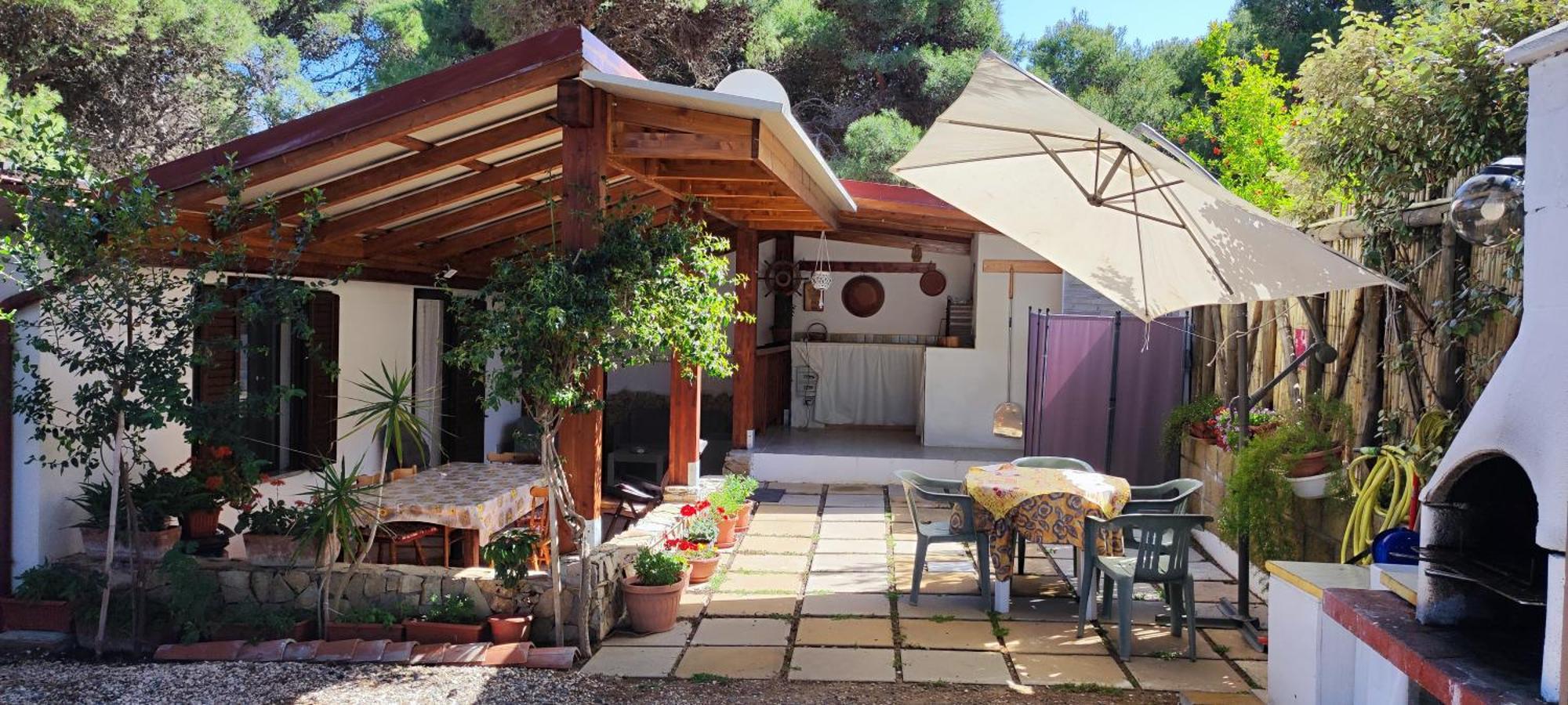 Casa Del Pino Villa Porto Pino Exteriör bild